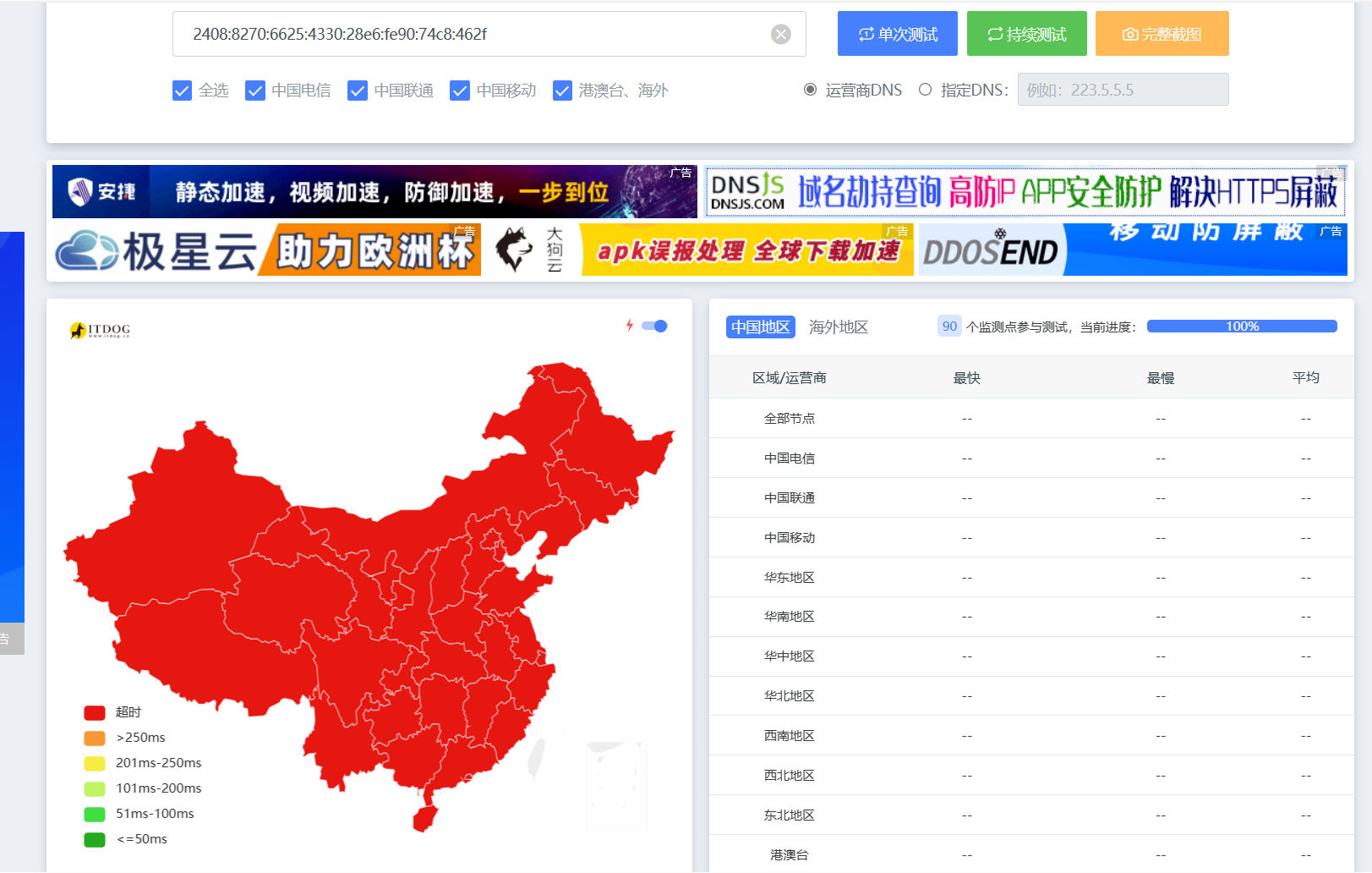 解决公网ipv6地址，内网能ping通，外网无法ping通（itdog全红）